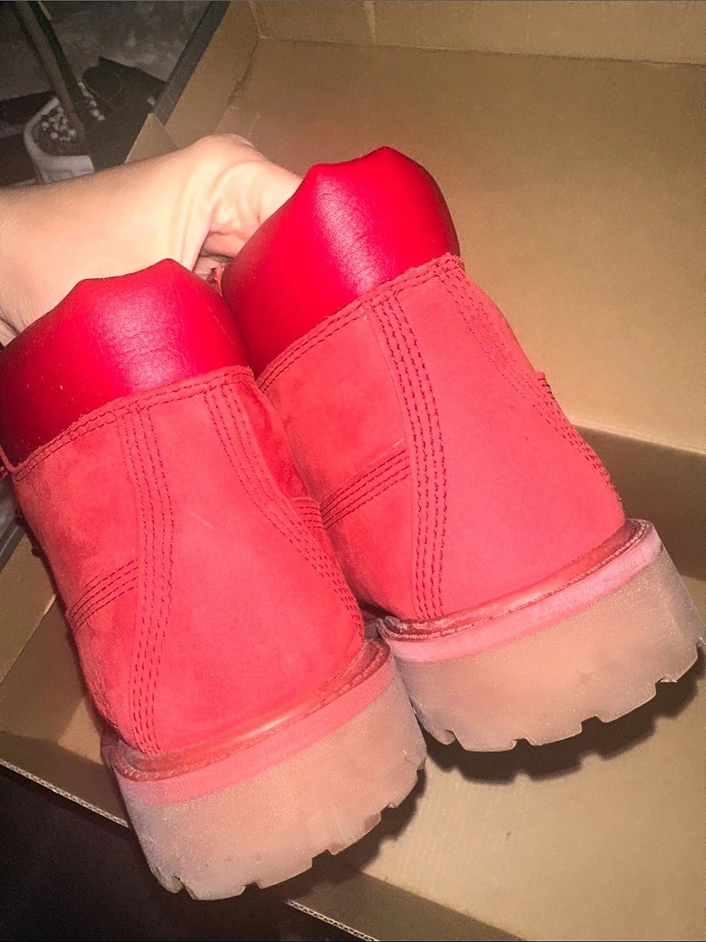 Timberland Red Boots - Picture 5 of 9
